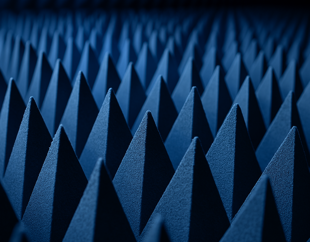 How Effective Are Pyramidal Absorbers in Minimizing Microwave Reflection?